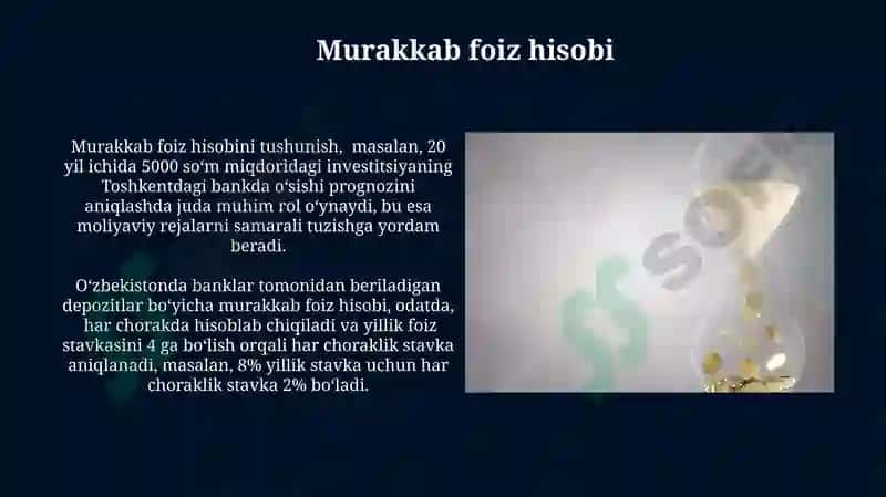 Pul mablag'larining vaqt boyicha konsepsiyasi 4