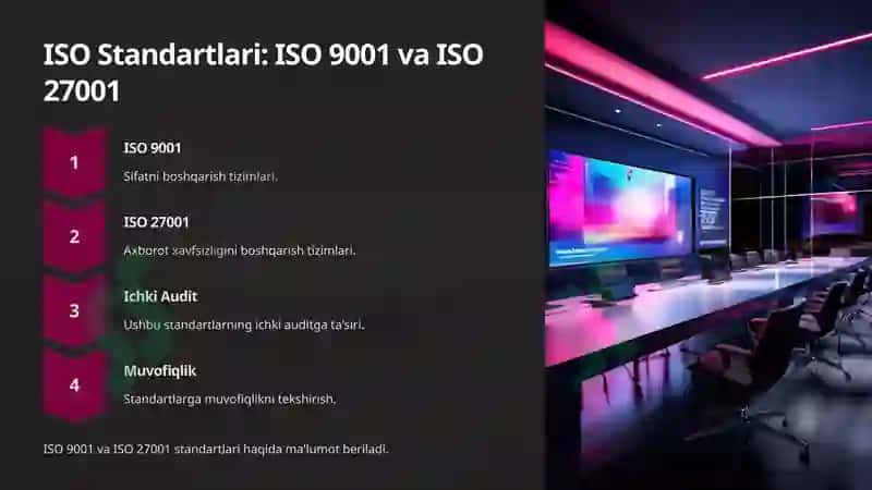 Ichki Auditni Tashkil Qilish Boʻyicha Xalqaro Talablar 4