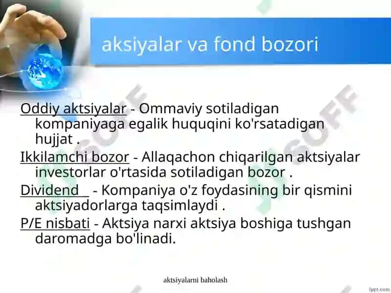 Aksiyaning baholanishi va xususiyatlari 4