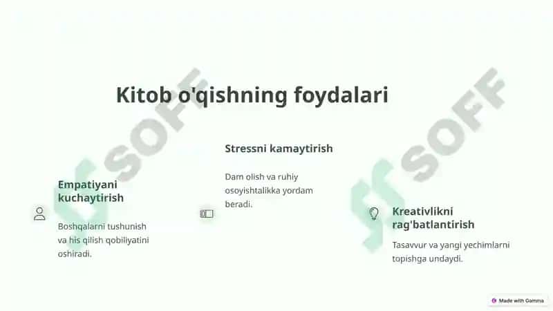 Kitobxonlik madaniyatini shakllantirish 4