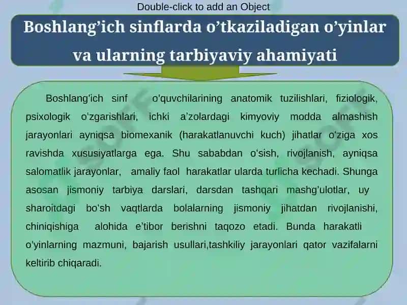 Harakatli o’yinlar 4