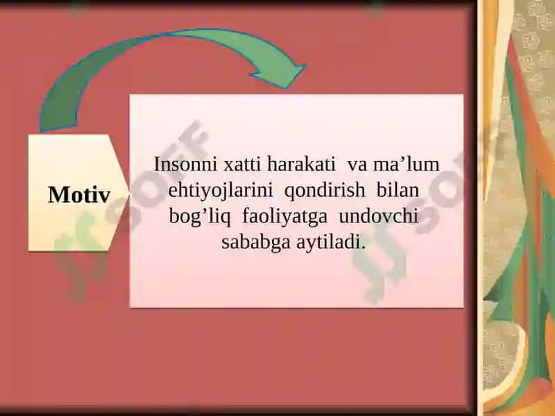 Motivatsiyani o'rganishga oid asosiy yondashuvlar 4