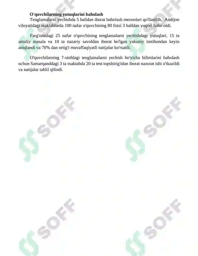 Tenglamalarni yechish mavzusini o'qitish metodikasi 4