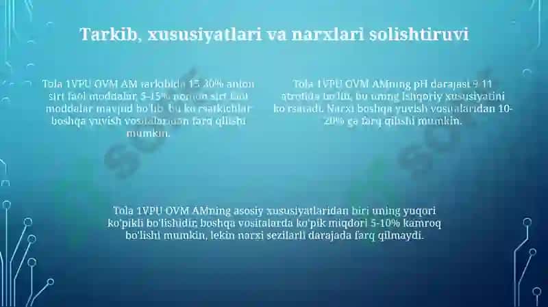 Tola tozalagichlar 1VPU OVM AM va boshqalarining afzalliklari va kamchiliklari haqida 4
