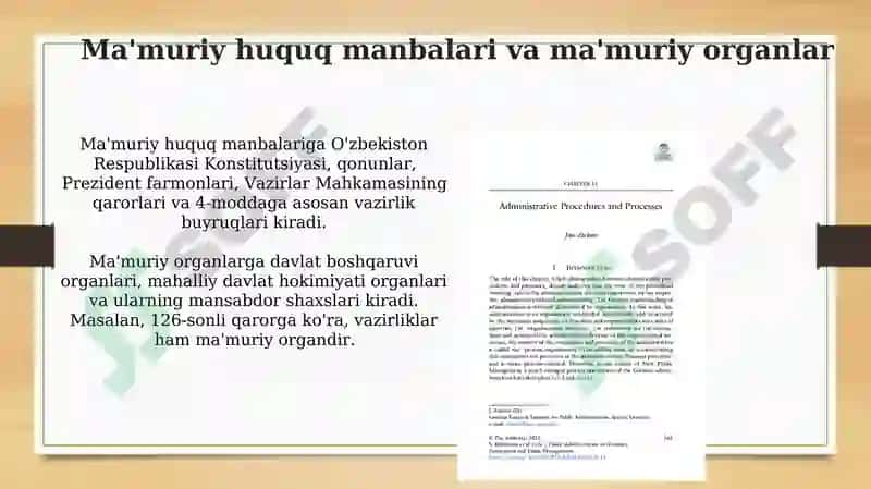 Ma'muriy jarayon va mamuriy protseduralar 4
