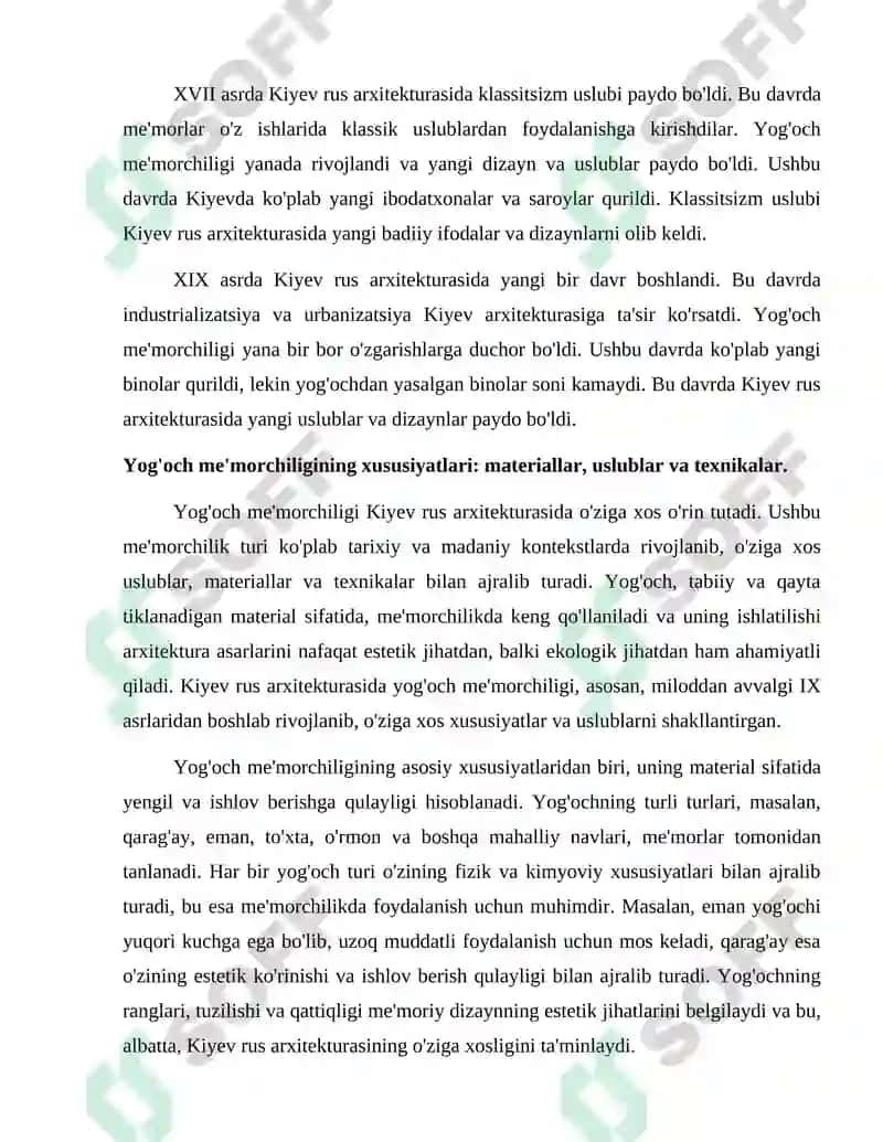 Kiyev rus arxitekturasida yog'och me'morchiligi 4