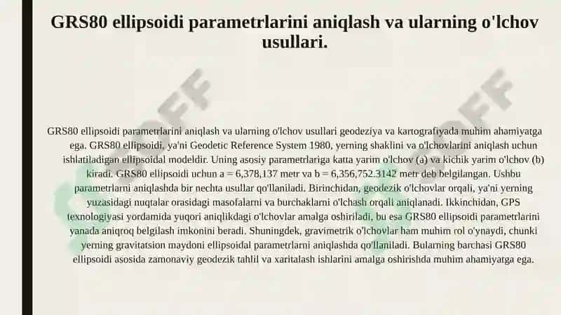 GRS80 umumiy erellipsoidi 4