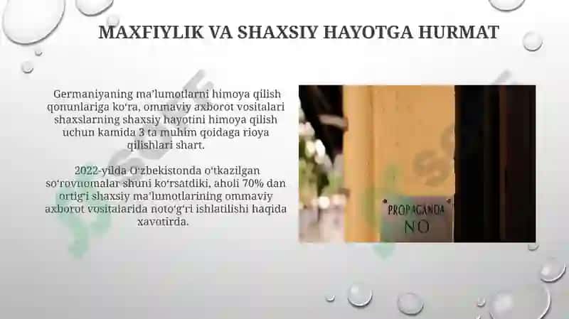 Axloqiy mas'uliyat va ommaviy axborot vositalari 4