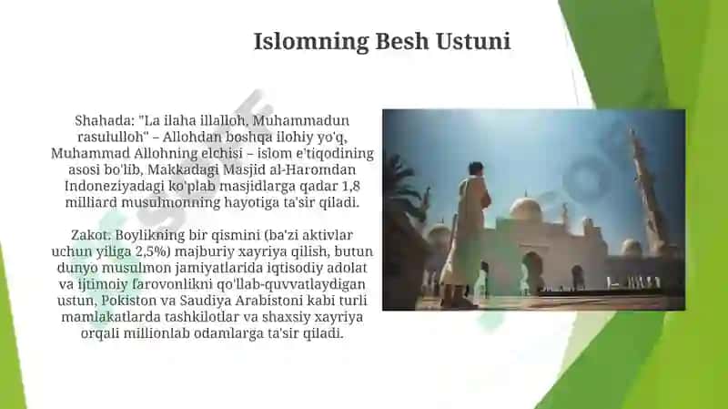 Islom dini aqidalari 4