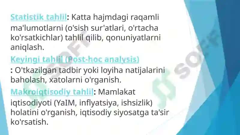 Tahlil usullari 4