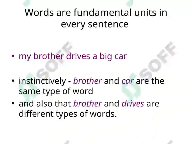 An Introduction to Word Classes 4