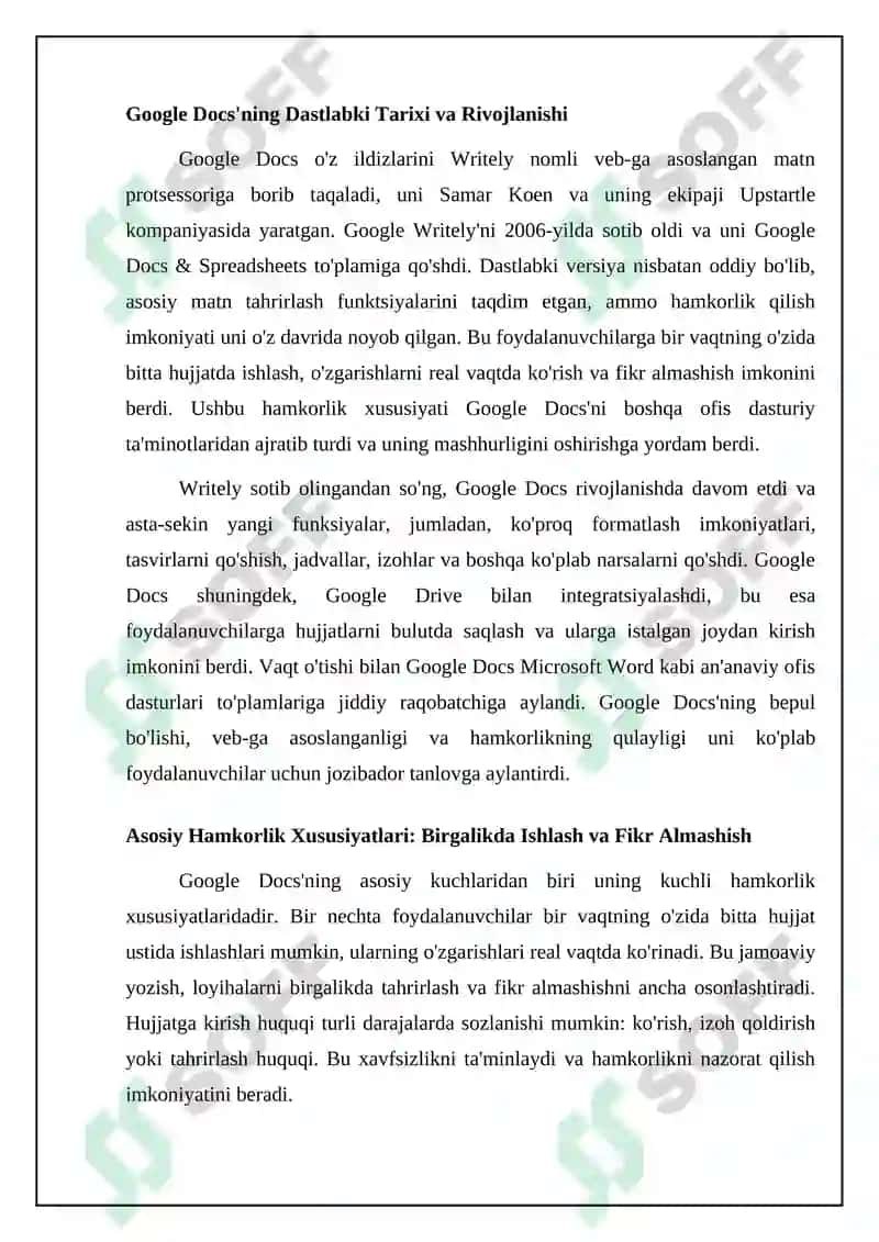 Google Docs 4