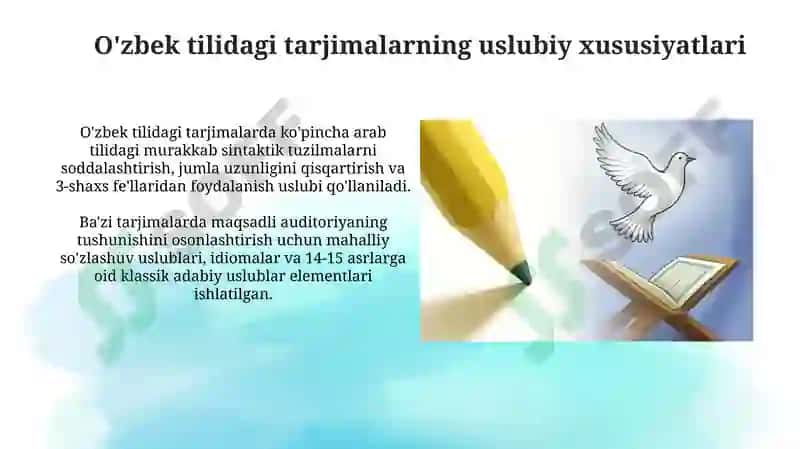 MustaqillikyillaridaQur'onningo'zbektiligatarjimaqilinishi 4