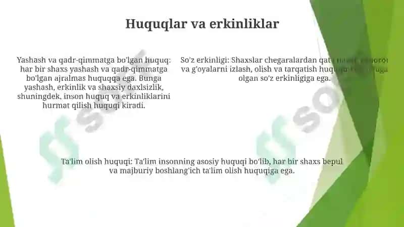 O‘zbekiston Respublikasining Konstitutsiyasi 4