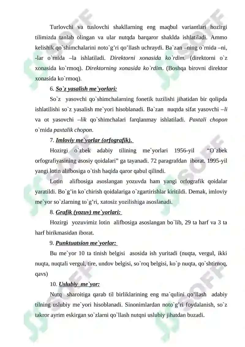 O`zbek tilining orfagrafik me`yorlari 4