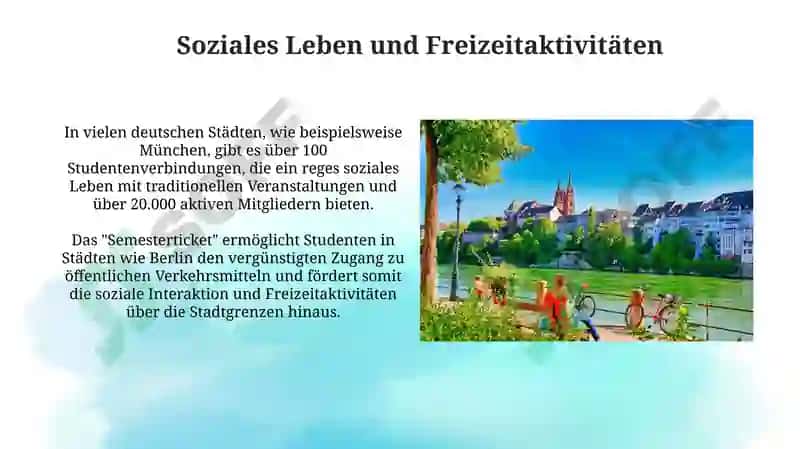 Das Studentenleben in den deutschsprachigen Ländern 4