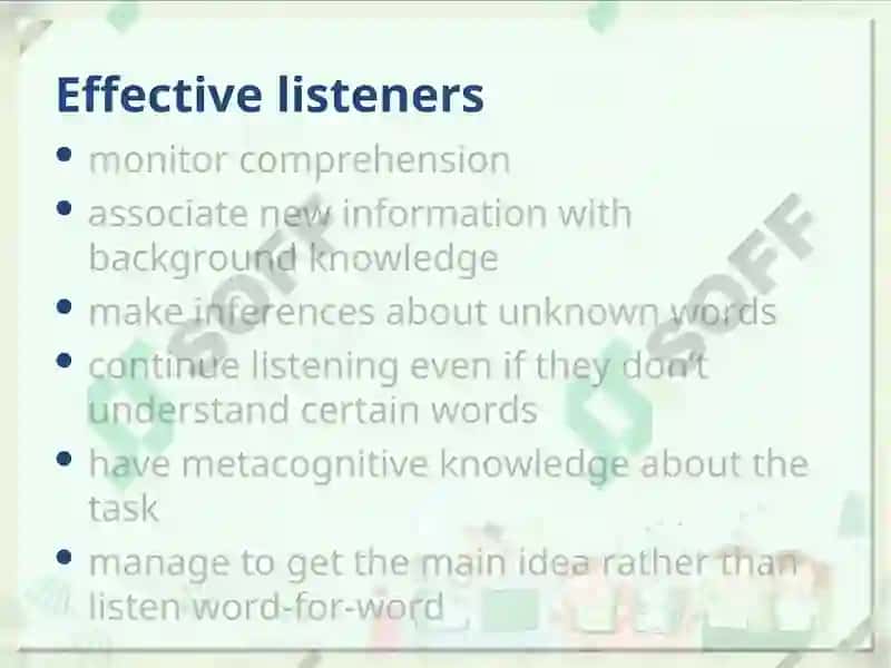 Principles Behind the Teaching of Listening 4