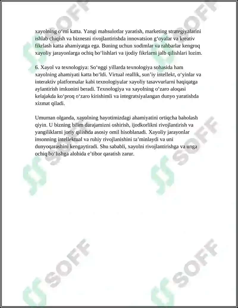 XAYOL HAQIDA TUSHUNCHA 4