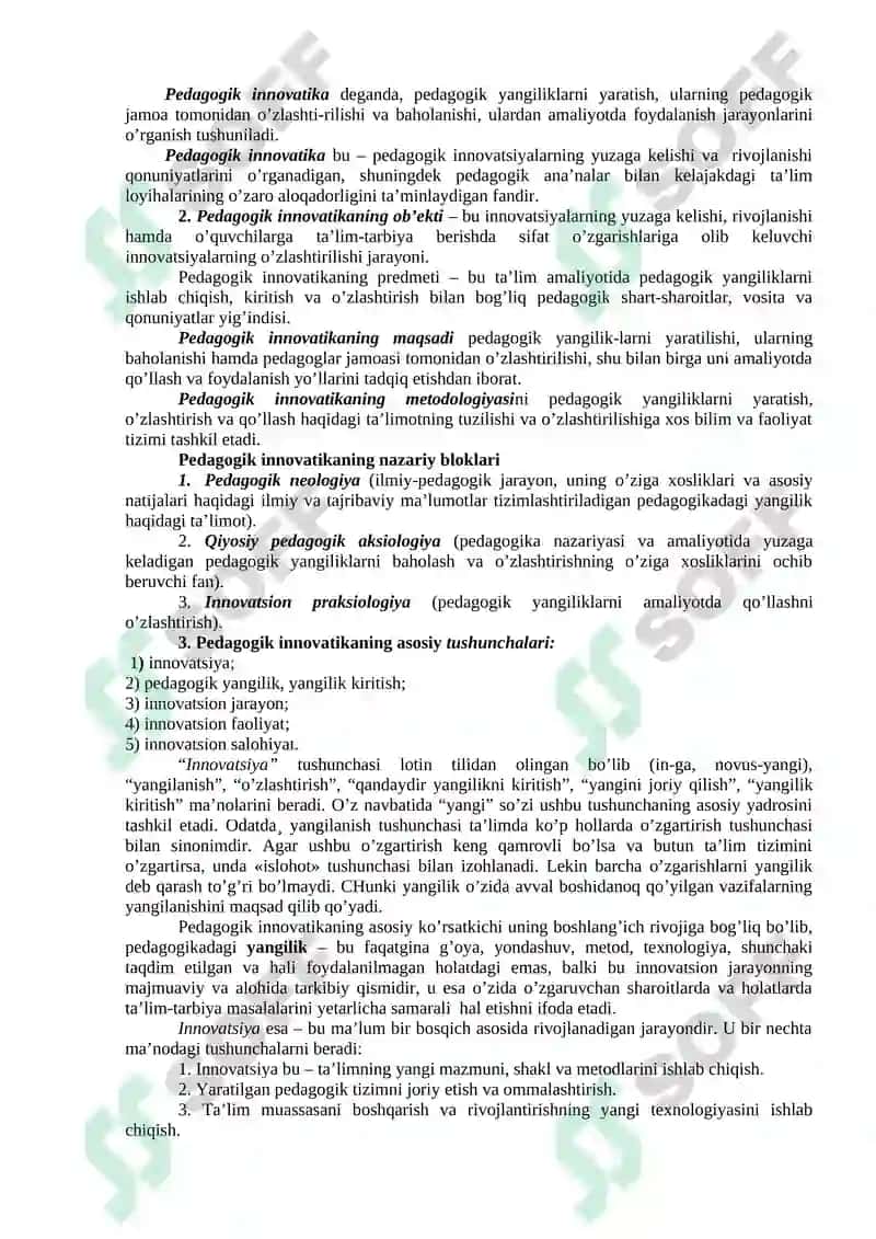 O`qituchining innoatsion faoliyati 4