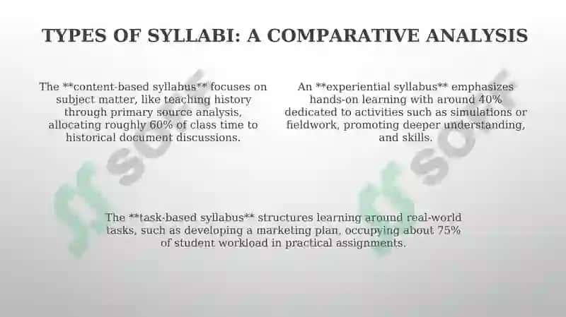 Course Syllabi Design 4
