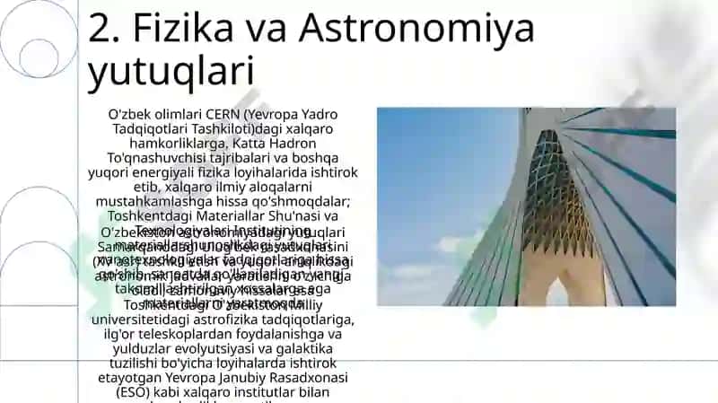 O'zbekiston ilm-fani:yangilanish va yutuqlar 4
