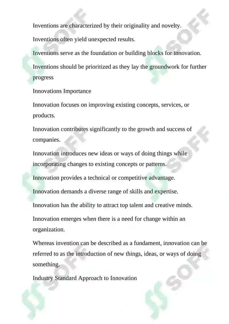 How to Create Innovation 4