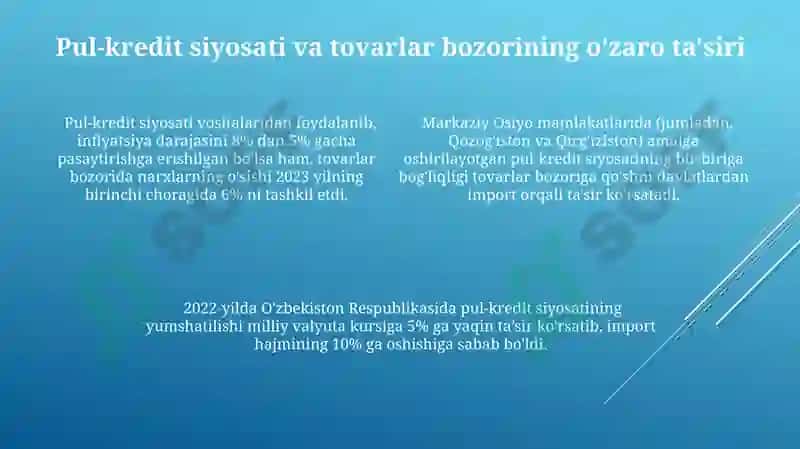 Ochiq iqtisodiyotda byudjet soliq- siyosati.ochiq iqtisodiyotda pul kredit siyosati 4