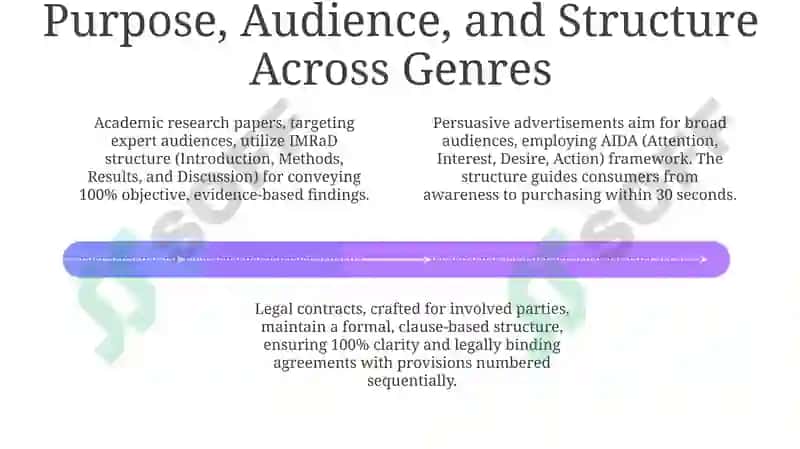 Peculiarities of different genres of written discourse 4