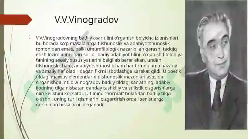 Lingvopoetikaning o’rganilish tarixi 4