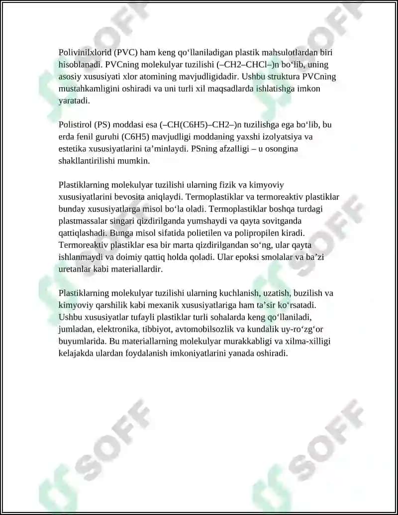 JISMNING PLASTIKLIGI, MUSTAXKAMLIGI VA QATTIQLIGI 4