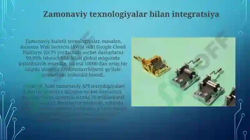 soket dasturlash tushunchasi taqdimot 4