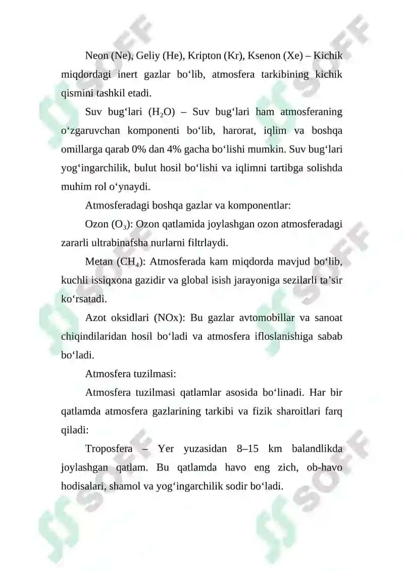 Atmosfera haroratining o’zgarishini matematik modellashtirish 4