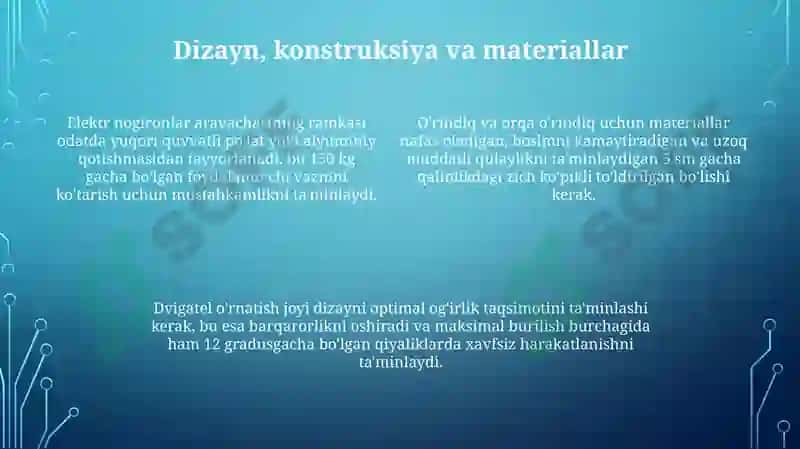 Elektronnogironlar aravachasini yasash 4