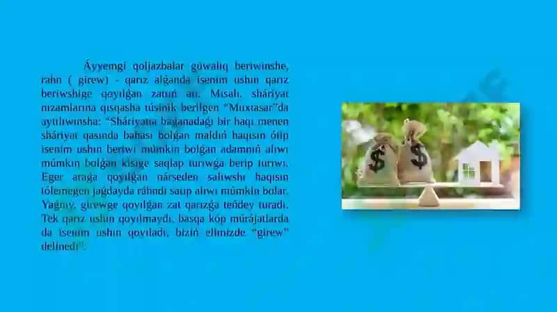 Girew tusinigi ham payda boliw tiykarlari 4