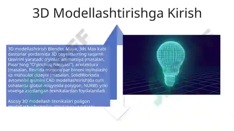 3D modellashtirish 4