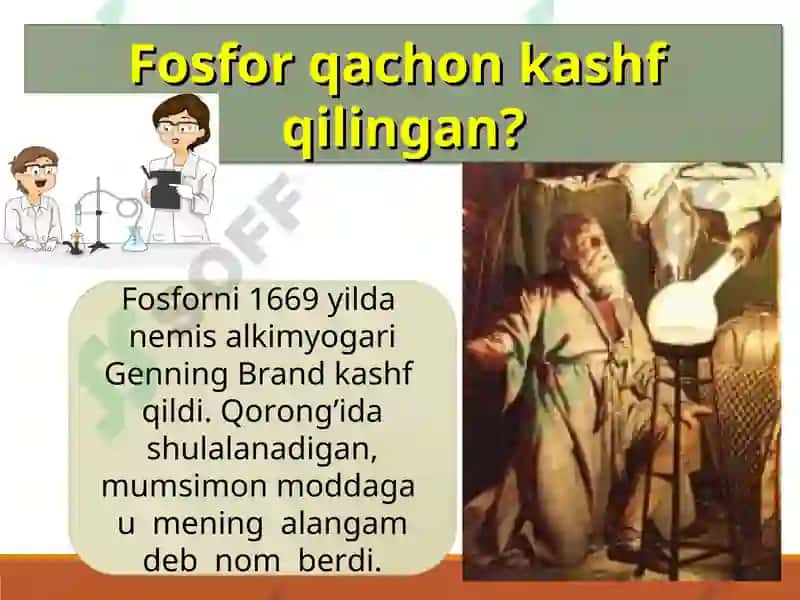 Fosforning xossalari 4