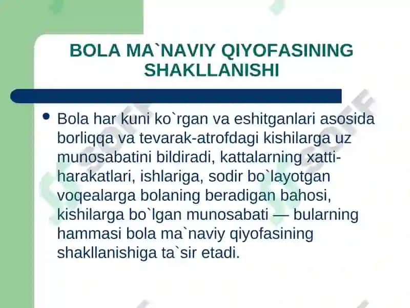 Alohida yordamga muhtoj bolani samarali inklyuziyasi uchun tashqi sharoitlari 4