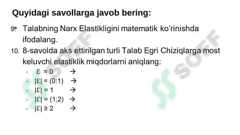 Amaliyot 2 - Elastiklik va uning qo’llanilishi 4