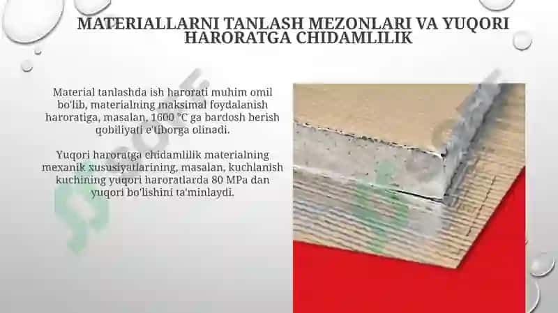 Issiqlikdan himoya qiluvchi materiallar 4