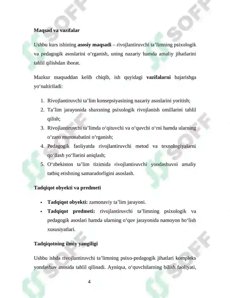 RIVOJLANTIRUVCHI TA’LIMNING PSIXO-PEDAGOGIK ASOSLARI 4