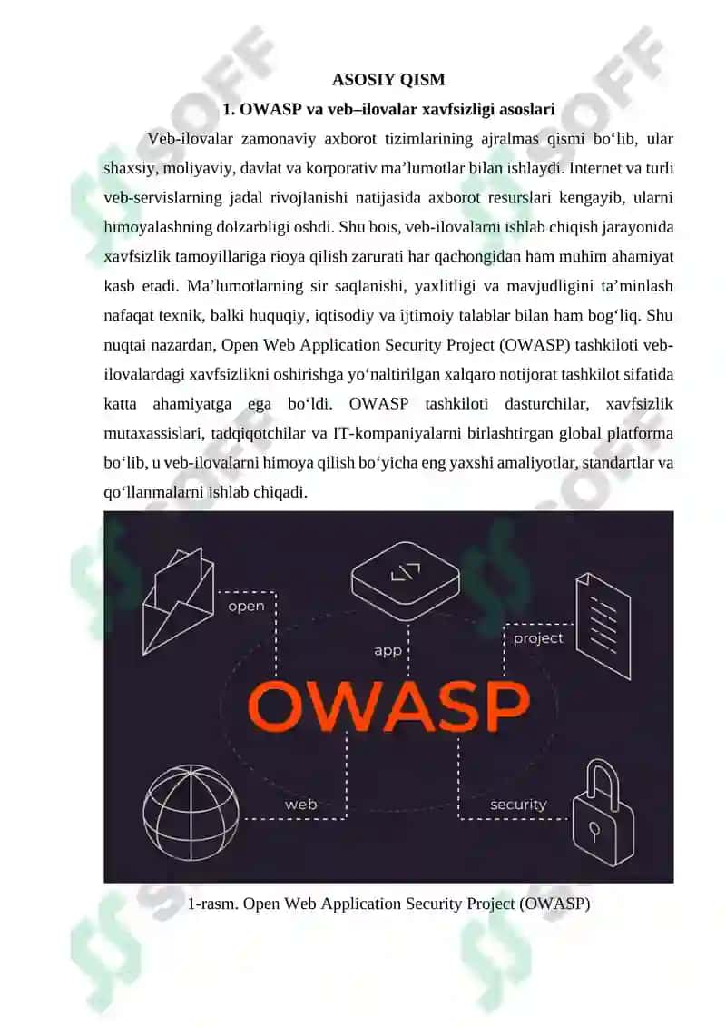 OWASP Top-10 asosida veb–ilovalardagi asosiy zaifliklar tahlili 4