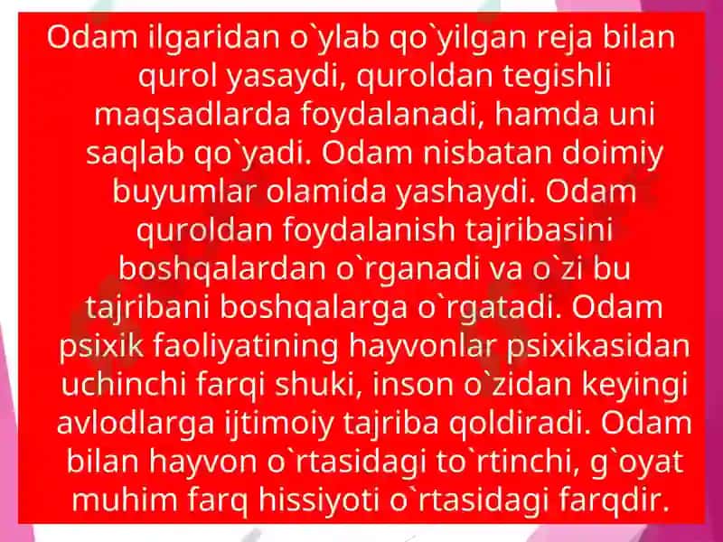 Inson Psixikasining Ontogenezda Rivojlanishi 4