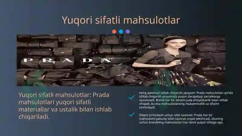 PRADA brendining SWOT tahlili 4