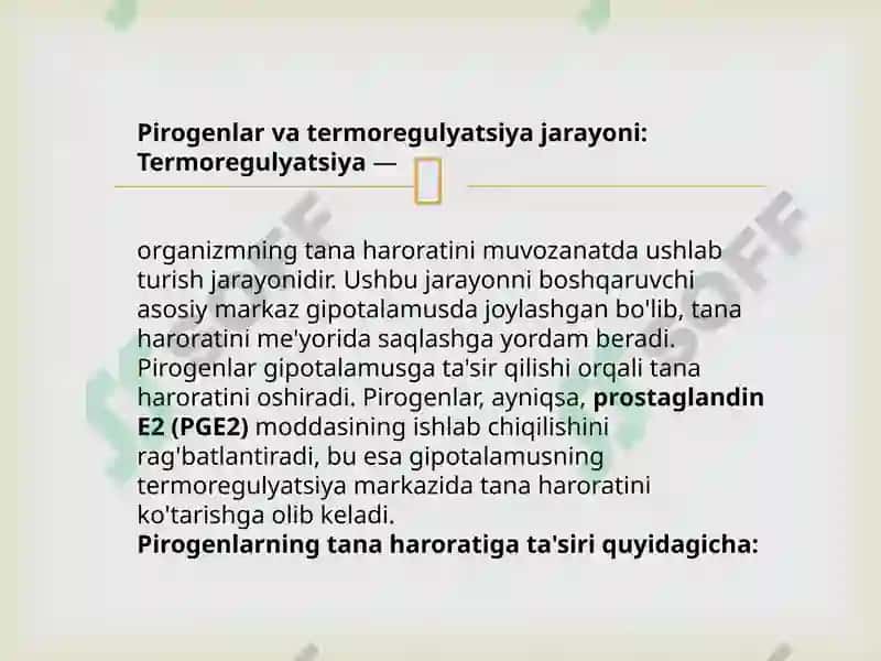 PIROGEN MODDALAR TERMOLEGULYATSIYA JARAYONIDAGI AHAMIYATI 4