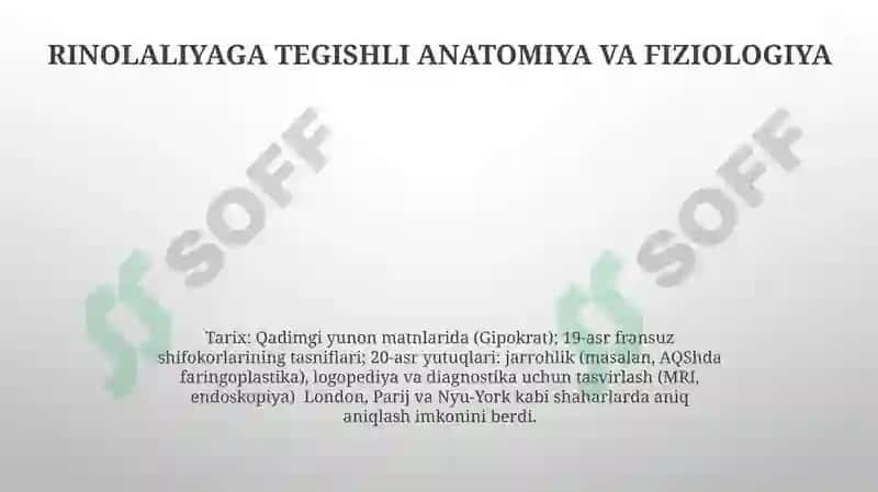 Rinolaliya tarixi va logopediya interventsiyalari 4