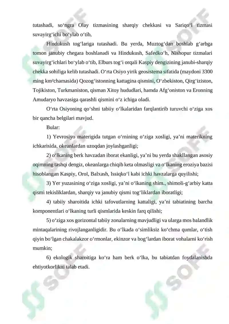 O`rta Osiyo tabiatini geografik o`rganish tarixi 4