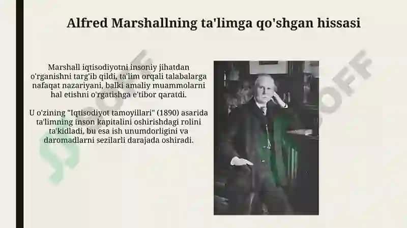 Kembridj maktabi A.Marshal tamiloti 4