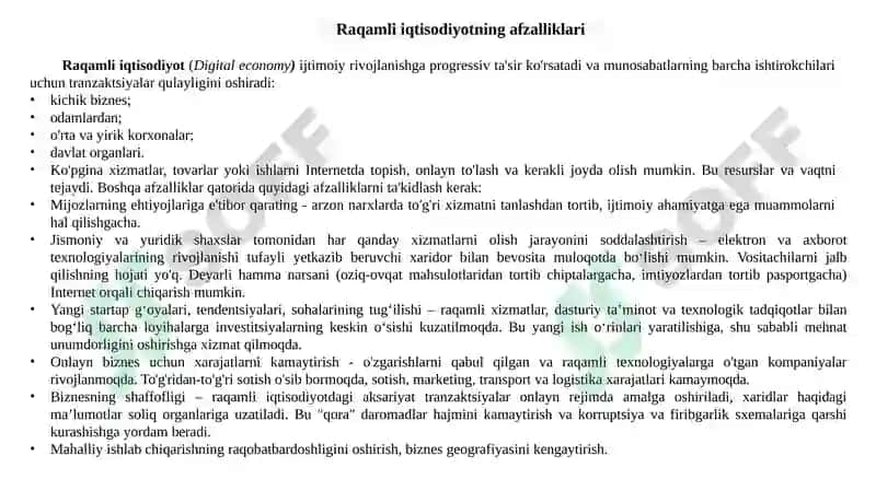 Raqamlashtirish sharoiti daxalqaroiqtisodiy aloqalar 4