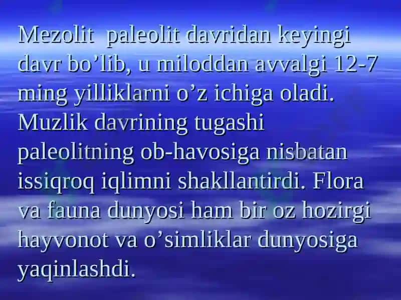 Yevropa va Kavkaz hududlarida mizolit davri yodgorliklari 4