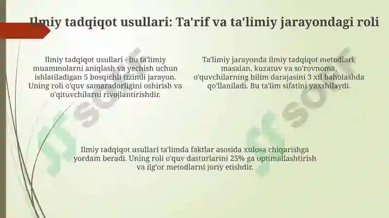 Ilmiy tadqiqot usullari tarbiyada 4